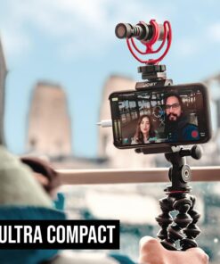 Rode VideoMicro Compact On-Camera Microphone with Rycote Lyre Shock Mount, Auxiliary, Black VideoMicro I 23 61IgEu0zlwL