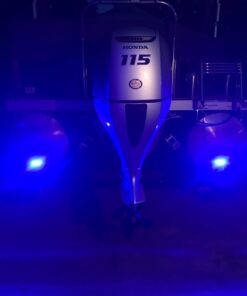 Kqiang Waterproof Marine Boat Light Stainless Steel 27 LEDs Blue Underwater Pontoon Marine Boat Transom Lights Pack of 2(Blue) 29 61IgYA40O2L