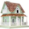 Home Bazaar Hand-made Hobbit House Mint Green Bird House - Big Bird House - Home Decor 3 61IhA4ErG8L