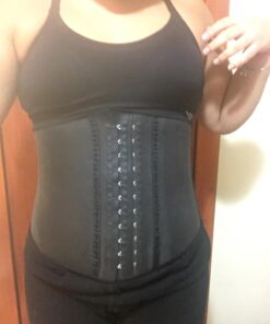 Lady Slim Fajas Colombianas Reductoras Y Moldeadoras para Mujer Underbust Latex Waist Trainer Hourglass Body Shaper for Women Blue Medium 51 61Iht7uWYZL