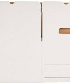 Amazon Basics Medium Duty Storage/Filing Boxes With Lid and Handles, Legal/Letter Size, 12-Pack, White, 16.2" L x 12.5" W x 10.5" H 23 61IiU1CniIL