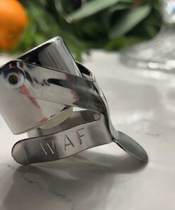 Champagne Stoppers by Kloveo - Patented Seal (No Pressure Pump Needed) Made in Italy - Professional Grade WAF Champagne Bottle Stopper - Prosecco, Cava, and Sparkling Wine Stopper - Chrome, 2-Pack 19 61Ik0V8kgxL