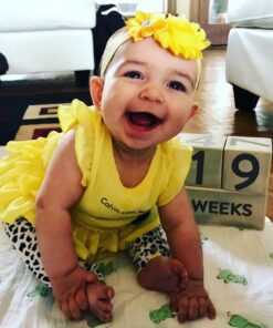 QandSweet Baby Girl Headbands with Polygonal Flower Inlay Rhinestone for Photography (10 Pack) 10Pack 3.5x2.3 34 61IkFepCYL