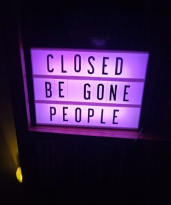 My Cinema Lightbox - Cinema Light Box, 12" x 9" - 3 Modes Light Up Letter Board sign with 100 Letters, Numbers & symbols - White LED Light, RGB and Color Freeze Mode light up signs for home decor 12"x9" RGB - Color changing light 25 61IkFrhc L