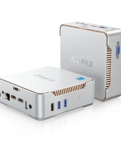 KAMRUI GK3PRO 12GB RAM 256GB M.2 SATA SSD, Intel Celeron N5105 (up to 2.9GHz) Mini Desktop Computer, 2.5-inch SSD, 4K UHD,Gigabit Ethernet, WiFi-5, BT4.2, VESA, Small Form Factor PC 16 61IlXU7in8L