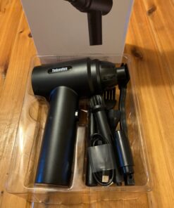 Compressed air Duster - 100000RPM Adjustable Electric Air Duster, Rechargeable 8000mAh Cordless for Dust Off/Cleaning Computer Electronics/Inflating Pool Toys, Replace Air Can/Pump 30 61ImtPVPlTL