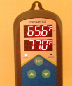 Inkbird Digital Temperature Probe Controller Thermostat Timer AC 110V 1200W Only Heating Plug Time Switch Reptile Breeding Heater Planting Greenhouse No Cooling Control ITC-306T+Standard Probe 18 61InWBBxQFL