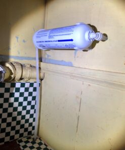 Watts Inline Water Filter 20,000 gallon Capacity- Inline Filter for refrigerator, Ice Maker, Under Sink, and Reduces Bad Taste, Odors, Chlorine and Sediment in Drinking Water 48 61IpvH9xyqL