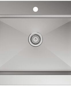 KOHLER Vault 30" Single Bowl 18-Gauge Stainless Steel Farmhouse Apron Front Kitchen Sink with Single Faucet Hole Top Mount Installation K-3935-1-NA 21 61Isjv9mQ4L