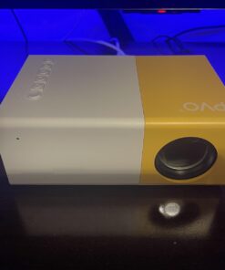 Mini Projector, PVO Portable Projector for Cartoon, Kids Gift, Outdoor Movie Projector, LED Pico Video Projector for Home Theater Movie Projector with HDMI USB Interfaces and Remote Control projector YG300Pro 40 61IuYY0othL