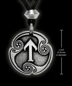 Pewter Tir Tiwaz Rune of Victory Pendant Necklace 10 61Iw0jxbFgL