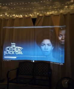 HOMPOW Projector, Native 1080P Full HD Bluetooth Projector with Speaker, 9500 Lumens Outdoor Portable Movie Mini Projector Compatible with Laptop, Smartphone, TV Stick, Xbox, PS5 white 39 61IwYzmNqL