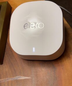 Amazon eero 6+ mesh Wi-Fi system | Fast and reliable gigabit speeds | connect 75+ devices | Coverage up to 4,500 sq. ft. | 3-pack, 2022 release eero 6+ 42 61IzBYGJ1HL