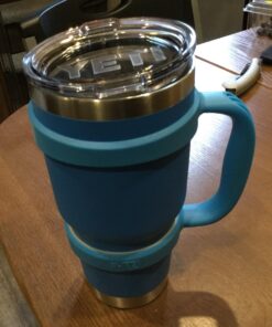 F-32 Handle - 19 COLORS - 30oz Size - Compatible with 30 oz YETI and 30 oz. OZARK TRAIL Tumbler Travel Mug (30OZ, ELECTRIC BLUE) 30ozElectric Blue 30.0 ounces 23 61J ITi0 hL