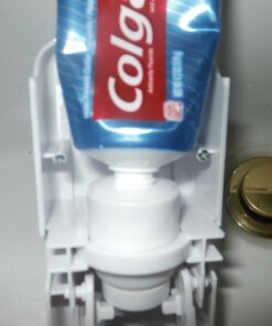 Allstar Innovations - Press 2 Paste - Hands Free Automatic Toothpaste Dispenser and Toothbrush Holder Color and Appearance May Vary 18 61J WpfRb0L