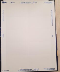 Avery Two-Side Printable Clean Edge Business Cards for Inkjet Printers, White, Matte, Pack of 120 (28877) 120 Cards 31 61J XKMd6cL