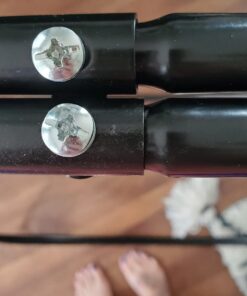 Sunnydaze Outdoor Firewood Log Hoop and Cover Set - Powder-Coated Steel Rack and PVC Cover - Black - 40-Inch 40 in 33 61J lV5CkLL