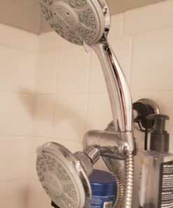 Aquadance by HotelSpa 24-Setting Slimline Showerhead and Hand Shower Combo 45 61J yJw4JLL