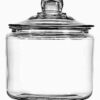 Anchor Hocking 3 Quart Heritage Hill Glass Jar with Lid (2 piece, all glass, dishwasher safe) 20 61J03PJu0L
