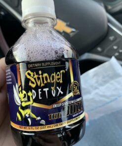 Stinger Detox Buzz 5X Extra Strength Drink – Grape Flavor –Liquid, 8 FL OZ 8 Fl Oz (Pack of 1) 33 61J1hgycVFL