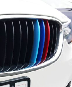 iJDMTOY M-Colored Grille Insert Trims Compatible With BMW F30 3 Series 320i 328d 328i 335i 340i w/Standard Kidney Grill (11 Beams), NOT 8-Beam Black Grille nor M3 28 61J1kGTEvYL