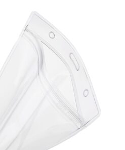 Passport ID Badge Holders 12 Pack Safe Flight Retail Bundle - Transparent - Extra Large 6x4" - Also for Cash, Credit Card, Plane Ticket, Receipts, etc. - Can be connected to a Lanyard, Chain, Clip 14 61J2DiJF31L