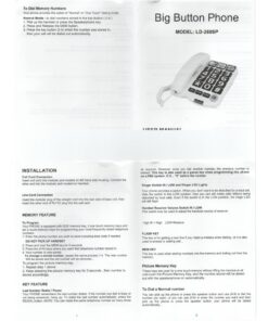 Large Button Phones for Seniors Sangyn Corded Landline Telephone with Volume Control Big Button and One-Touch Dialing for Visually Impaired Amplified Ringer for Hearing Impaired White 17 61J2kbnZe2L