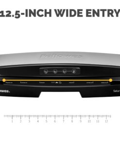 Fellowes Saturn 3i 125 Thermal Laminator Machine for Home or Office with Pouch Starter Kit, 12.5 inch, Fast Warm-Up, Jam-Free Design (5736601) 21 61J5FvO1NYL