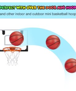 Iyoyo Mini Basketballs,3 Pack 6" Small Basketball Set with Pump Durable PVC Basketballs for Mini Basketball Hoop Mini Toy Basketball for Toddlers Kids Teenagers for Pool, Indoors, Outdoors 16 61J9ai3YZYL