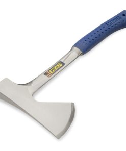 ESTWING Camper's Axe - 16" Hatchet with Forged Steel Construction & Shock Reduction Grip - E44A 16" (Inches) Blue 27 61J9jsINBVL