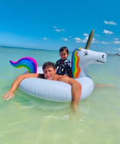 GoFloats Unicorn Pool Float Party Tube - Inflatable Rafts, Adults & Kids 34 61JACD1dGeL