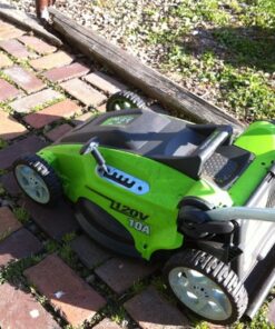 Greenworks 10 Amp 16-inch Corded Mower, 25142 16" Corded Mower 63 61JAhnOvqML