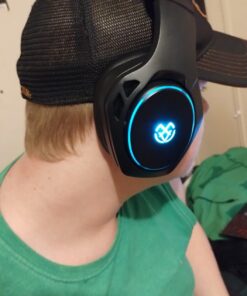 Tatybo Wireless Gaming Headset for PS4, PS5, PC - 2.4GHz Gaming Headphones with Detachable Noise Canceling Microphone, 30-Hr Battery Gaming Headsets for Laptop, Switch, Mac (Black) Black 39 61JCAh35mZL