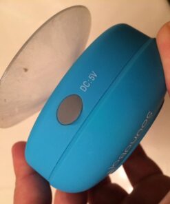 Soundbot SB510 HD Bluetooth Shower Speaker Water Resistant Handsfree Portable Speakerphone with Built-in Mic, 6hrs of Playtime, Control Buttons and Dedicated Suction Cup for Bathroom Pool Blue 35 61JDVwm YTL