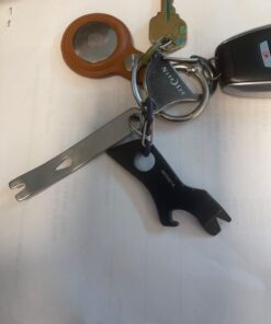 Gerber Gear Shard Keychain - Multi-Tool Keychain with Bottle Opener, Screwdriver, and Wire Stripper - EDC Gear Stocking Stuffers - Black Shard- Slate 27 61JESqLUJ1L