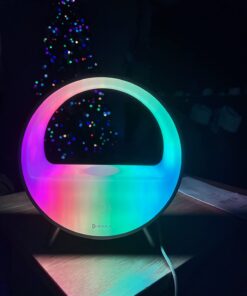 Dekala 【Upgraded】 Arches Gradual Sunrise Alarm Clock with Wireless Charging Bluetooth Speaker White Noise Sleep Sound Machine with Night Light for Adults Touch/App/Button Control Work with Alexa With Wireless Charger & App UPGRADED 35 61JFytRXCbL 2