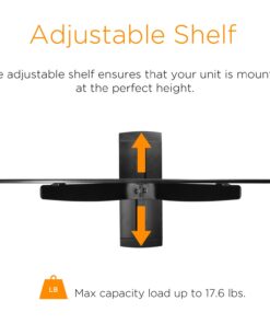 Ematic TV Wall Mount Kit with Cable Organization for DVD Players, DVRs and Console Gaming Systems (EMD211),Black,12.60 x 9.10 x 15.00 Ematic TV Wall Mount Kit 20 61JGN0pqsdL