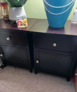 Winsome Eugene Accent Table, 18.9 inches, Espresso 46 61JH9qXX0aL