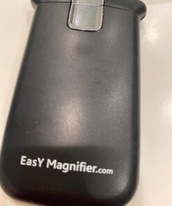 EasY Magnifier Small Pocket Magnifying Glass 3X with LED Light For Reading Fine Print; Mini Lighted Hand Held Acryl Lens; Read Lables In Stores; Magnify Glasses For Close Work;Helpful Gift For Seniors 39 61JIM3WYeKL