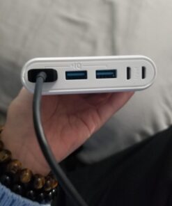 Anker Power Bank, 26,800mAh External Battery with Dual Input Port and Double-Speed Recharging, 3 USB Ports for iPhone 15/15 Plus/15 Pro/15 Pro Max, iPad, Samsung, Android and Other Devices white 48 61JKzAEIwxL