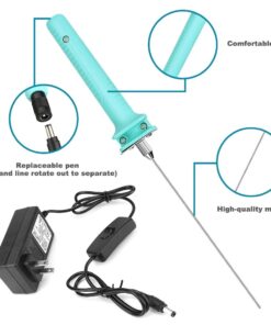 Foam Cutter, Jhua Hot Wire Knife Foam Cutter Electric Styrofoam Cutting Tool, 15W Foam Board Cutter with 4 inch Cutting Machine Pen for Styrofoam Foam Cutting, Arts, Crafts DIY 11 61JLAoSfaoL