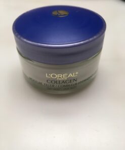 L'Oreal Paris Skincare Collagen Face Moisturizer, Day and Night Cream, Anti-Aging Face, Neck and Chest Cream to smooth skin and reduce wrinkles, 1.7 oz Pack of 2 1.7 Ounce (Pack of 2) 21 61JLMcTAnPL