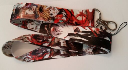 Tokyo Ghoul Anime Kaneki Ken Lanyard Keychain Set (Close Ups)