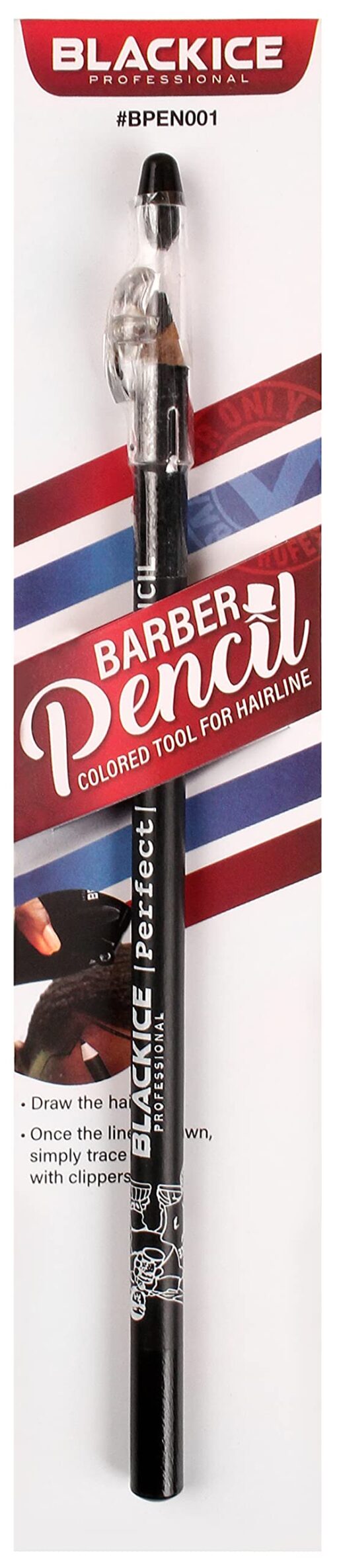 Black Ice Spray Barber Pencil (Black)