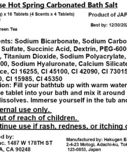 Japanese Salts, Carbonated Bath Powders 17 61JQwVQLs9L