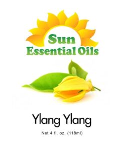 Sun Essential Oils 4oz - Ylang Ylang Essential Oil - 4 Fluid Ounces 4 Fl Oz (Pack of 1) 10 61JROJLaQ L