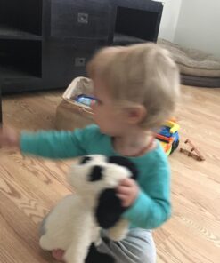 Jellycat Bashful Black and Cream Puppy Stuffed Animal, Small, 7 inches Small - 7" 13 61JSUVMXzJL