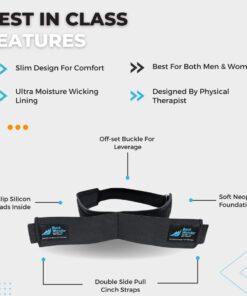 Backwonder Back Support Belt Sciatic Nerve Brace For Back Si Belt For Women Men Perfect Lower Back Support Belt Offset Buckle for Better Fit Supports Pelvis Lower Back Sciatica Nerve Pain Relief Large (Pack of 1) 13 61JU2xdpLjL