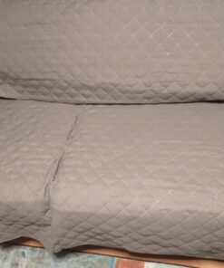 Furhaven Water-Resistant & Reversible Sofa/Couch Cover Protector for Dogs, Cats, & Children - Two-Tone Pinsonic Quilted Living Room Furniture Cover - Gray/Mist, Sofa Reversible Two Tone Gray & Mist 26 61JUBD1ALhL
