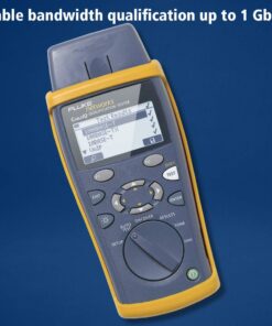 Fluke Networks CIQ-100 Copper Qualification Tester, Qualifies and Troubleshoots Category 5-6A Cabling for 10/100/Gig Ethernet, Coax and Voip, Blue CABLEIQ QUALIFICATION TESTER Tester Kit 13 61JUaVVnuL